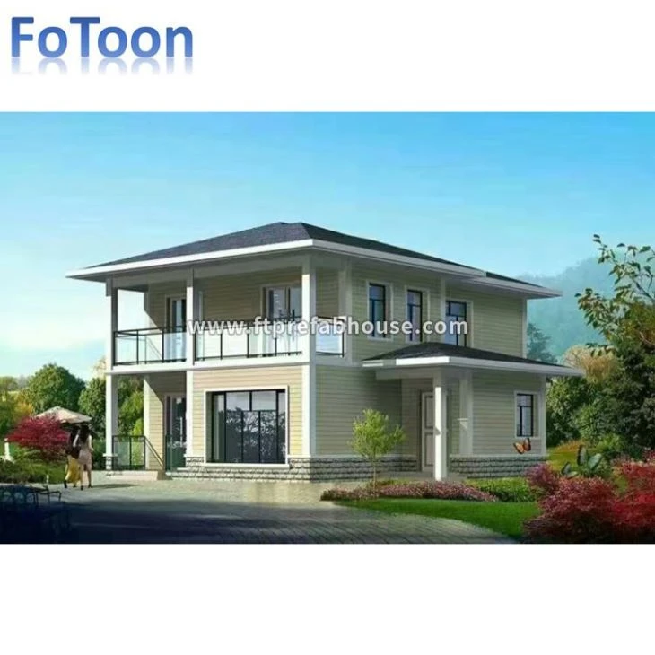 China Luxury Prefab Steel Villa 