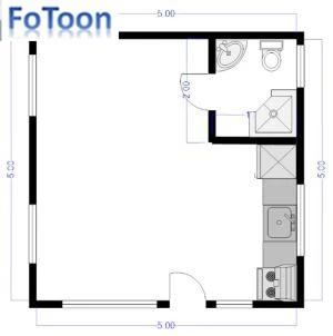 Rumah Taman Prefab 30 SQM